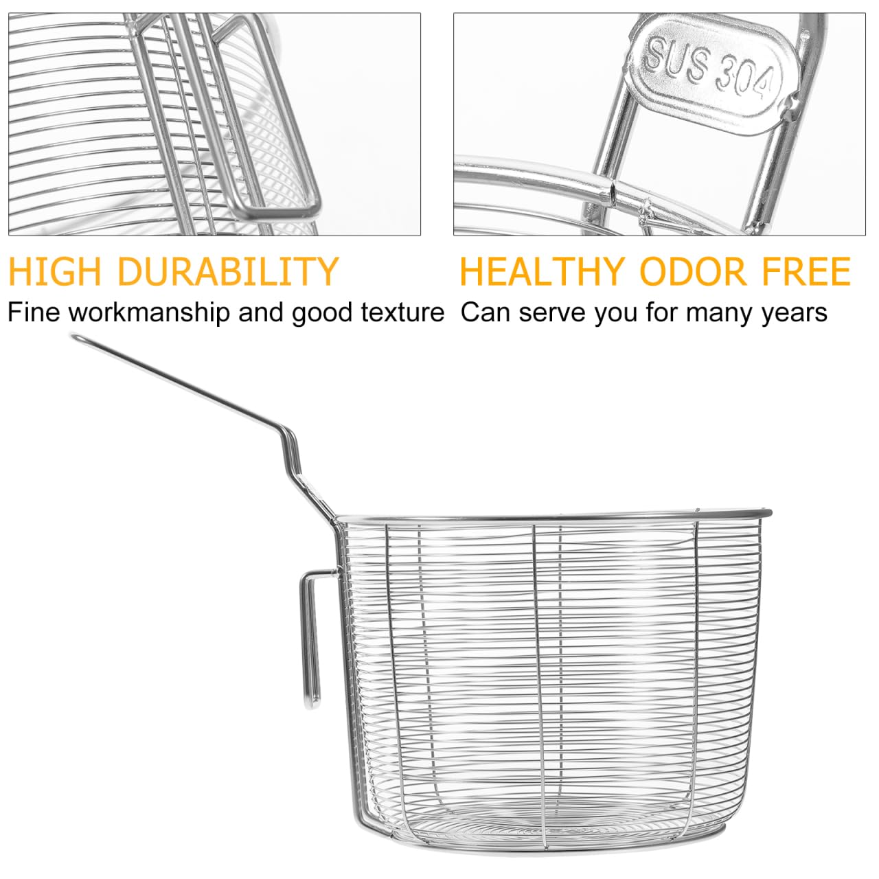 SHERCHPRY Colapasta Caldo Cesto Appeso Per Pentole Calde Scolapasta Da Cucina Per La Pasta in Acciaio Inox Ragno in Rete Da Cucina Acciaio Inossidabile Cibo Tagliatelle Sottili