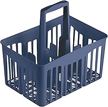 STEFANPLAST Bottle Basket, 6 Positions, Recyclable, 30 x 21 x H 28 cm, Blue