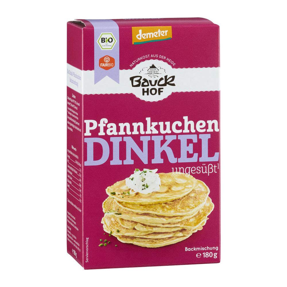Bauckhof Bio Bauck Dinkel Pfannkuchen, 12 X 180 Gr