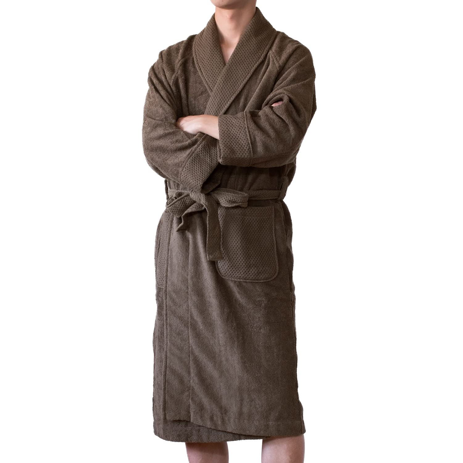 Bloom Imabari Relaxy Bathrobe, Women's, Men's, Lightweight, Quick Drying, Imabari Towel, Certified, Made in Japan Small Braun