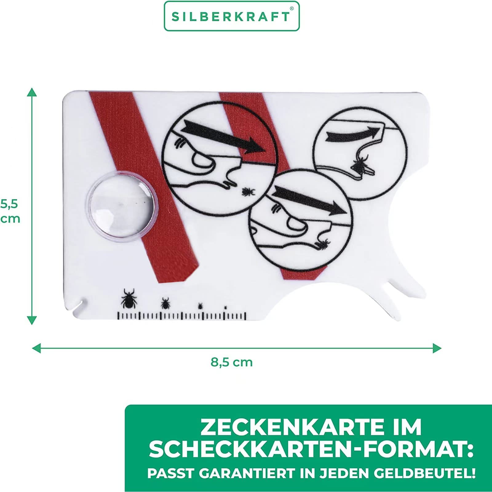 5 Biglietti Per Zecche, Con Lente D'ingrandimento, Per La | FindTheDeal