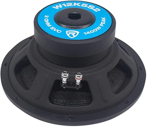 Miniatura 9 de Rockville K5 W12K5S4 1400W Peak 350W RMS Subwoofer de audio para automóvil de 12 pulgadas, 4 ohmios, graves profundos, manejo de alta potencia,