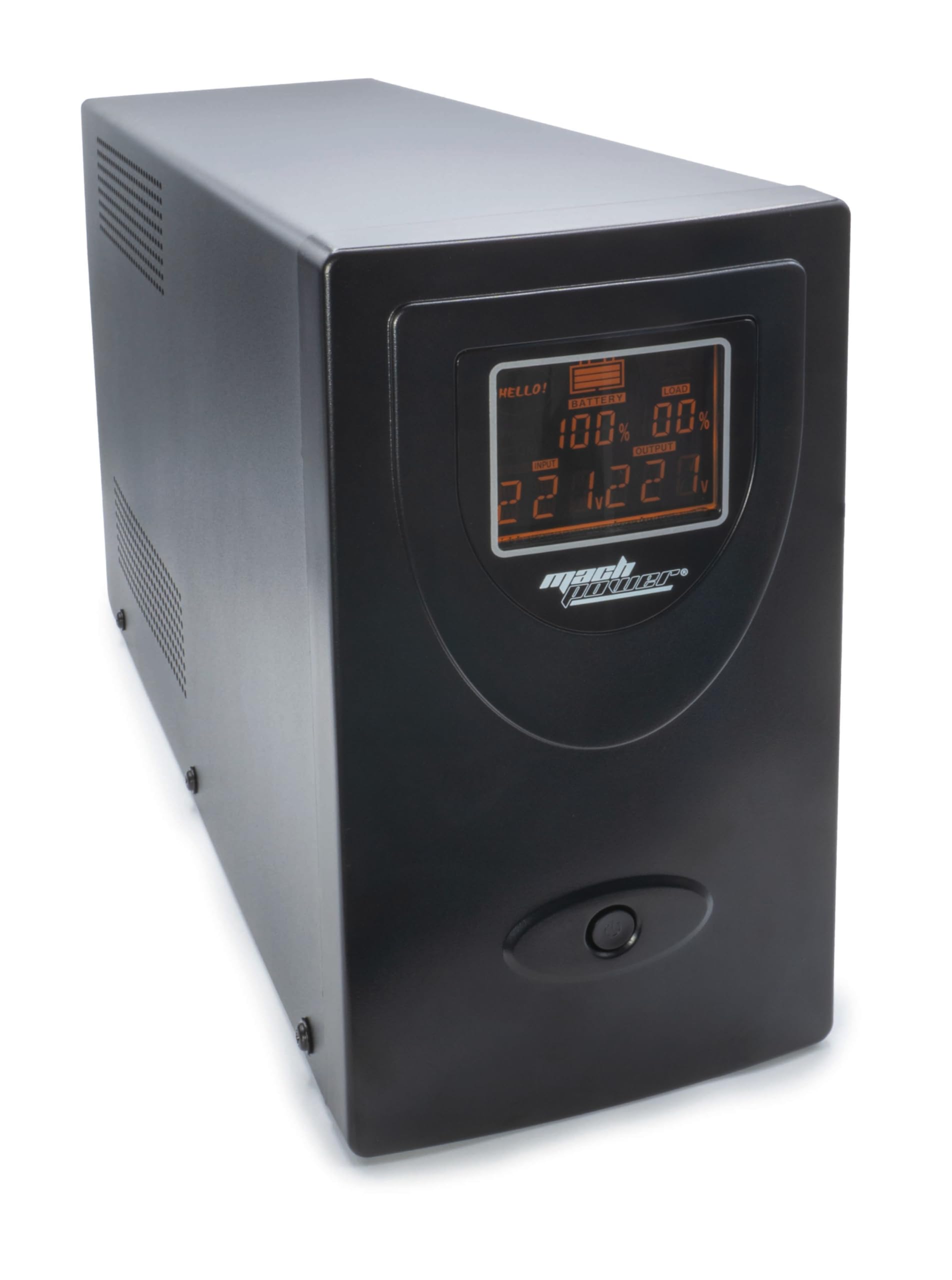 Gruppo di continuità line interactive 2000VA/1200W, stabilizzatore AVR, 2 batterie 12V/9Ah, 2 uscite Schuko/Ita, 1 Porta USB, display LCD, struttura in metallo UPS-LIT20MD (2000VA/1200W)