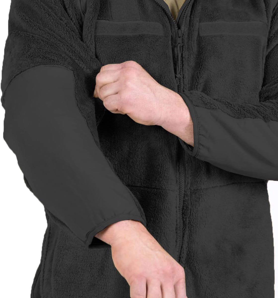Propper Gen III ECWCS Level 3 Poly Fleece Jacket Full Zip, Olive, XX-Large Long - Image 3
