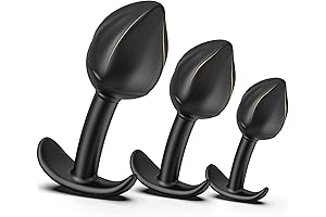 Silicone Rose Bud Butt Plug Kit: Ultimate Anal Adventure for Beginners and Experts