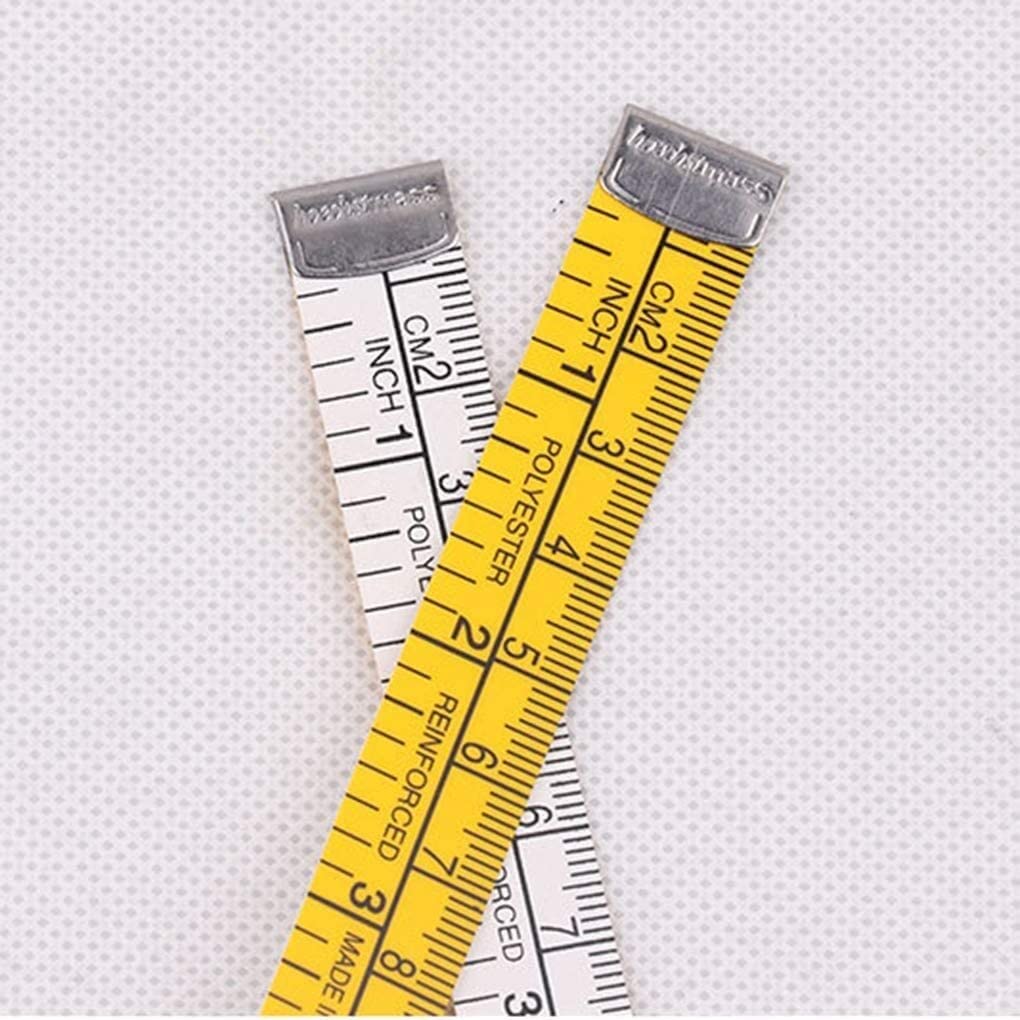 Cinta métrica Suave de Doble Escala de 1,5 m, Regla Flexible para pérdida de Peso, Cortador de Costura Corporal, Regla para Tela, Creativa y útil, de Larga duración