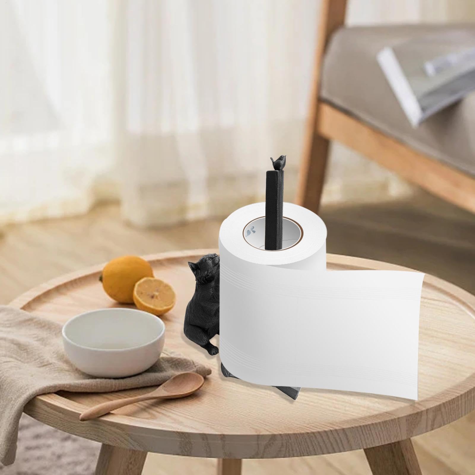 Portarrollos Cocina Sobremesa Dispensador para Rollo Encimera, Organizador