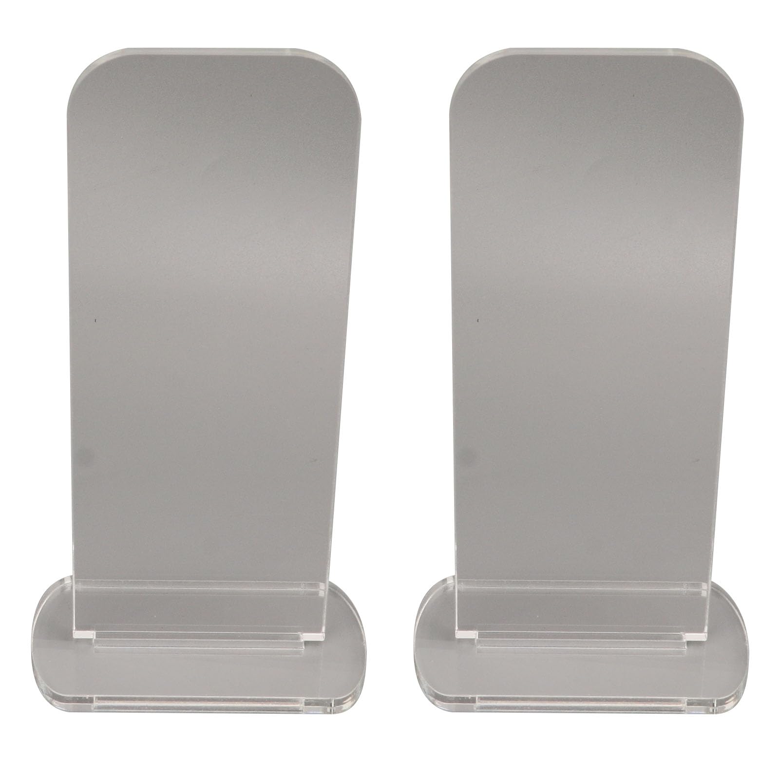 OEBUAFI Acrylic Boxing Glove Stand 2Pcs Vertical Holder Display Stand for Family Collection, Convenient Design, Simple Elegant Exterior (Transparent)