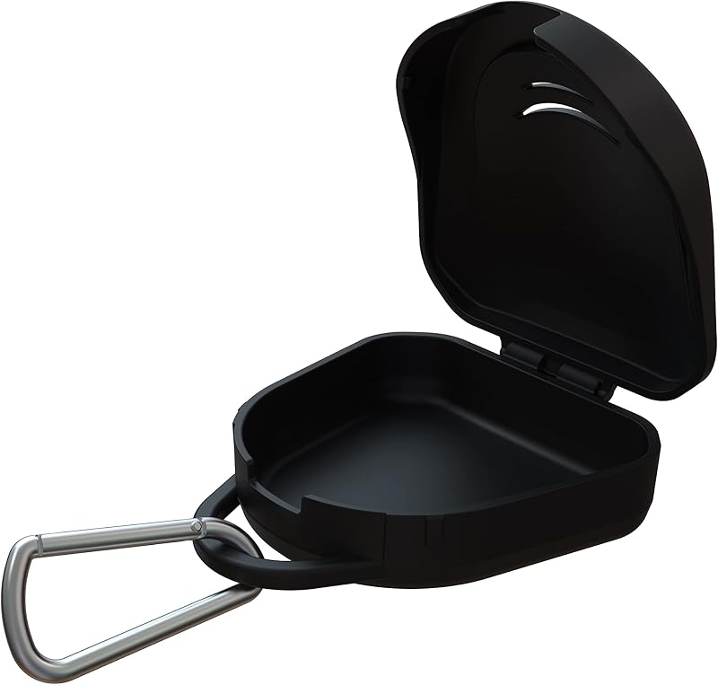 Ventilated Protective Mouth Guard Case (Black)