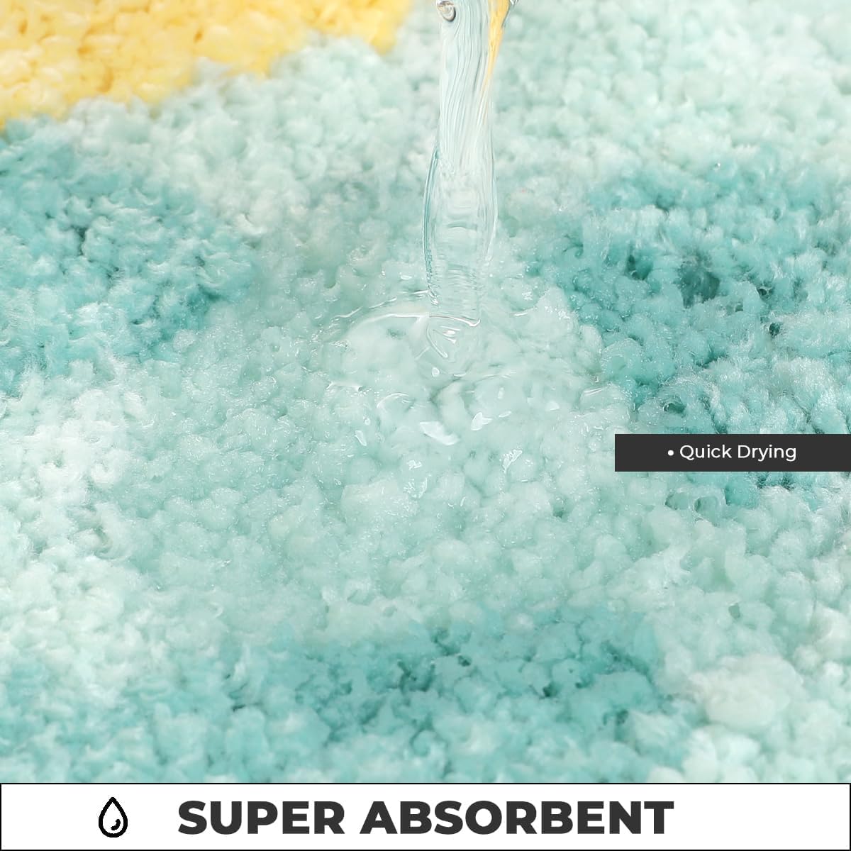 Planets Bathroom Mat Soft Fluffy Absorbent Rug Non-Slip and Machine Washable Carpet for Bathroom, Sink and Bedroom (Gravity Planet, 31"x20")