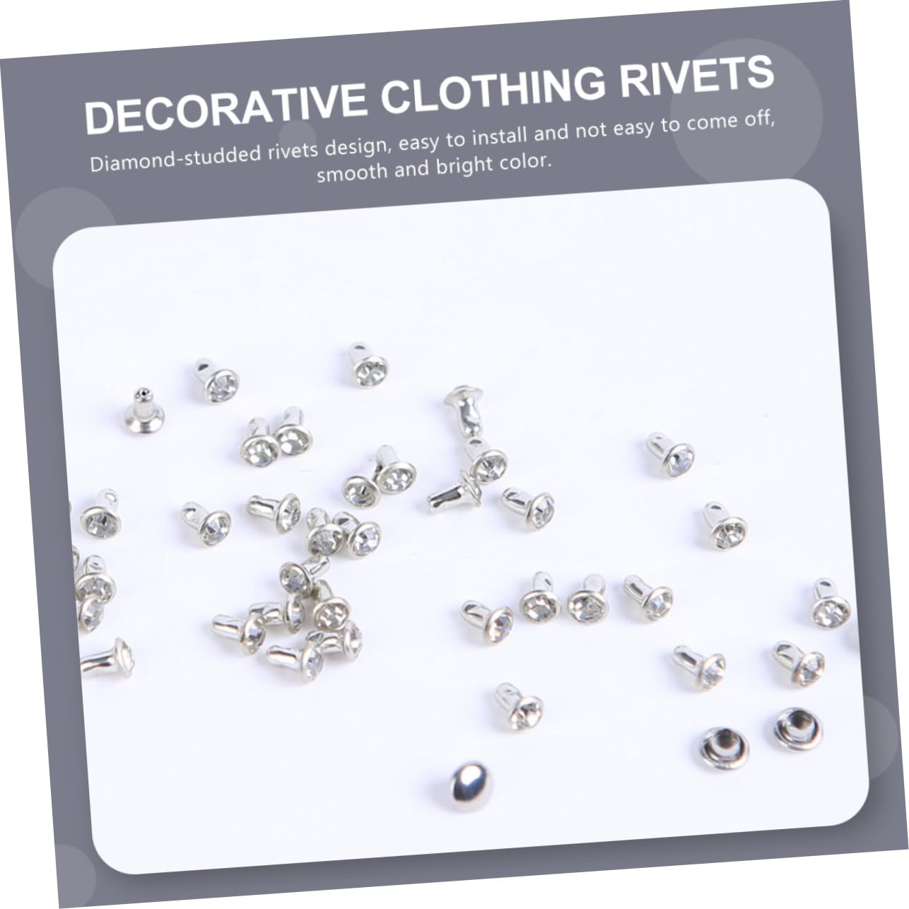 EXCEART 800 Juegos De Remaches De Diamantes Decoración De Metal Chaqueta De Jeans Remaches De Cuero Remache De Cinturón Ropa Y Prendas De Vestir Jeans Con Remaches Remaches Hechos A Mano