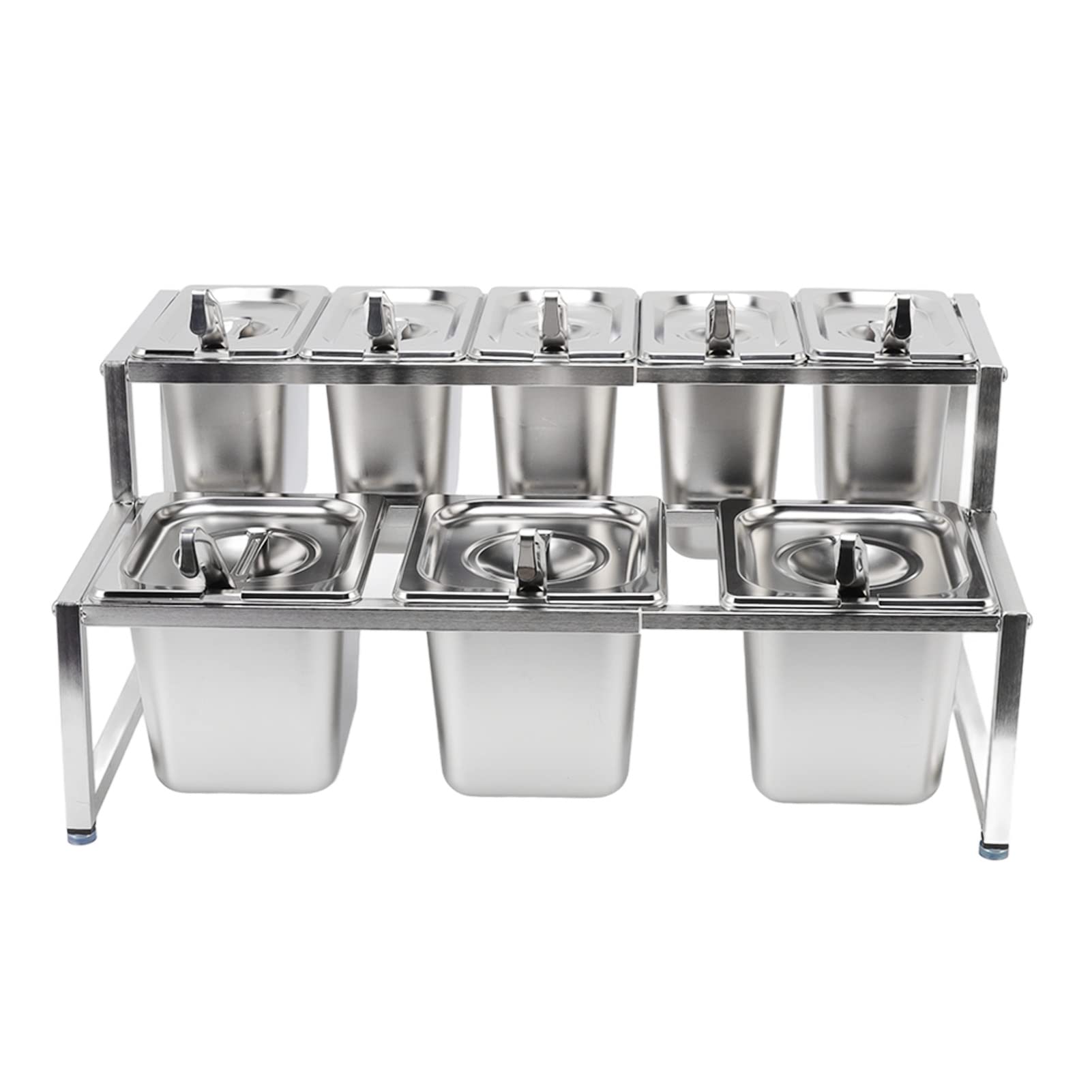 Fabater 2 Pezzi Supporto Organizer per Marmellata in Acciaio Inox per