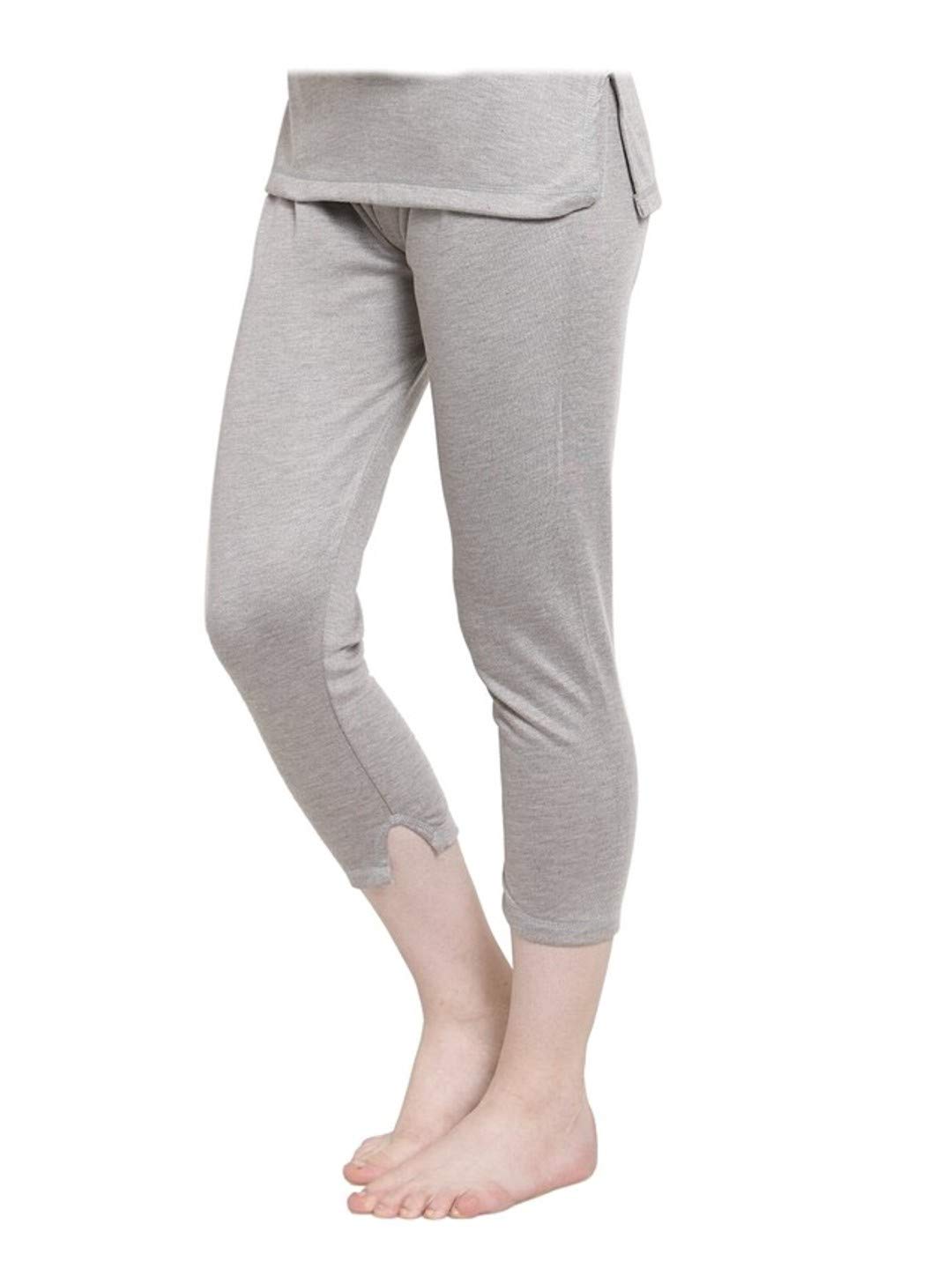 Uzarus Women's Slim Fit Gold Thermal Bottom Wear M - Image 3 thumbnail