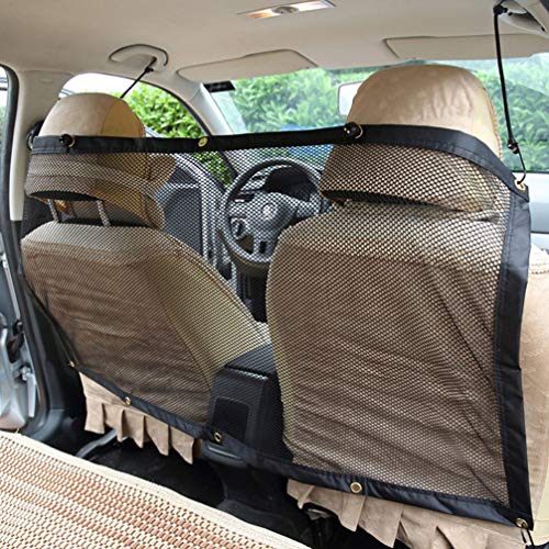 BESPORTBLE 115 x 62 cm banco traseiro barreira divisória para motorista de animais de estimação, cer