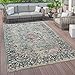 Produktbild Paco Home Outdoor Teppich Küchenteppich Balkon Terrasse Vintage Orient Muster Rot Blau Beige, Grösse:200x280 cm