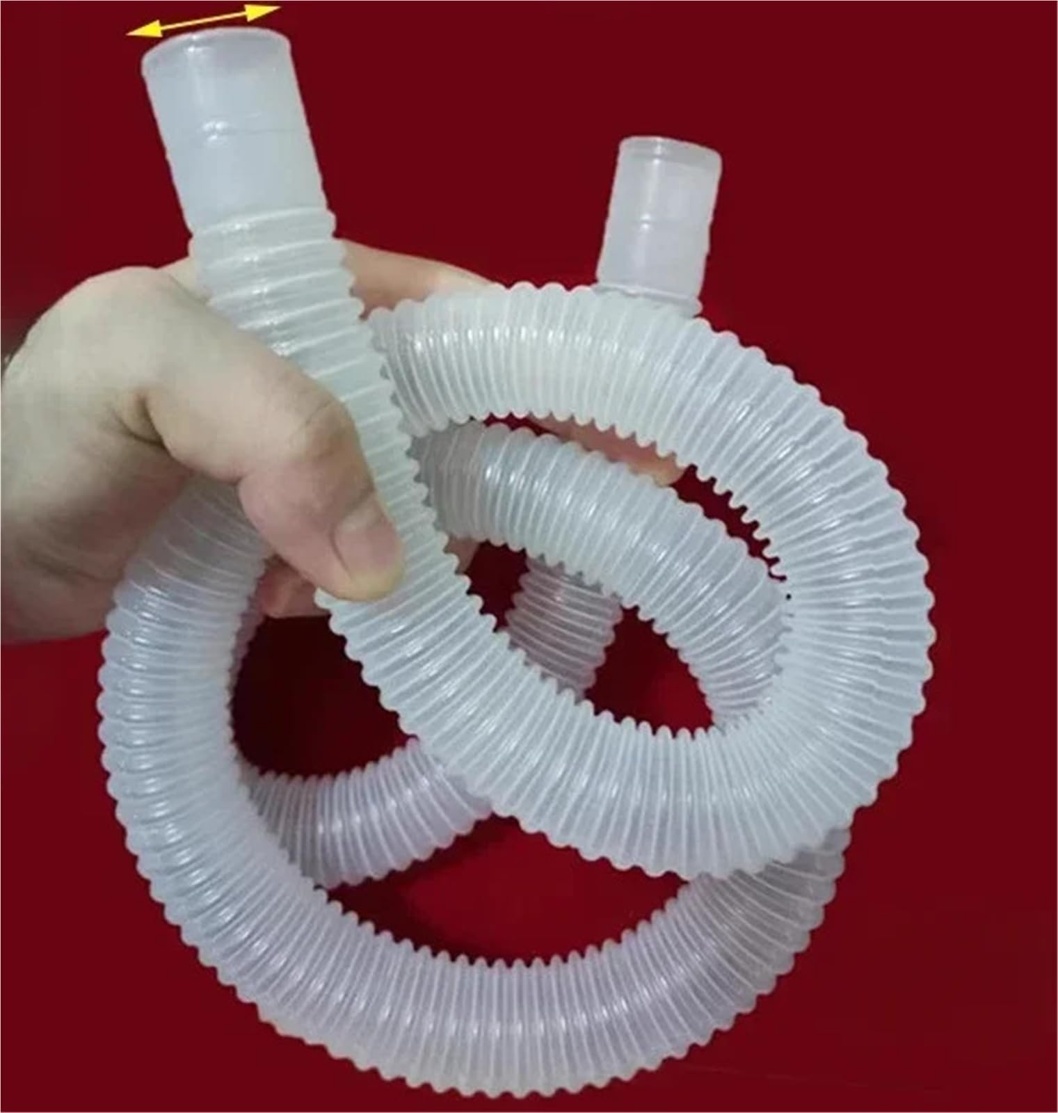 Tubo Di Drenaggio Della Lavatrice 2 Metri Diametro Interno 20mm | Tubo Bianco Tubo Di Drenaggio 18mm 25mm Aria Condizionata Drenaggio Tubi Ondulati(Bore 30mm-2 meters)