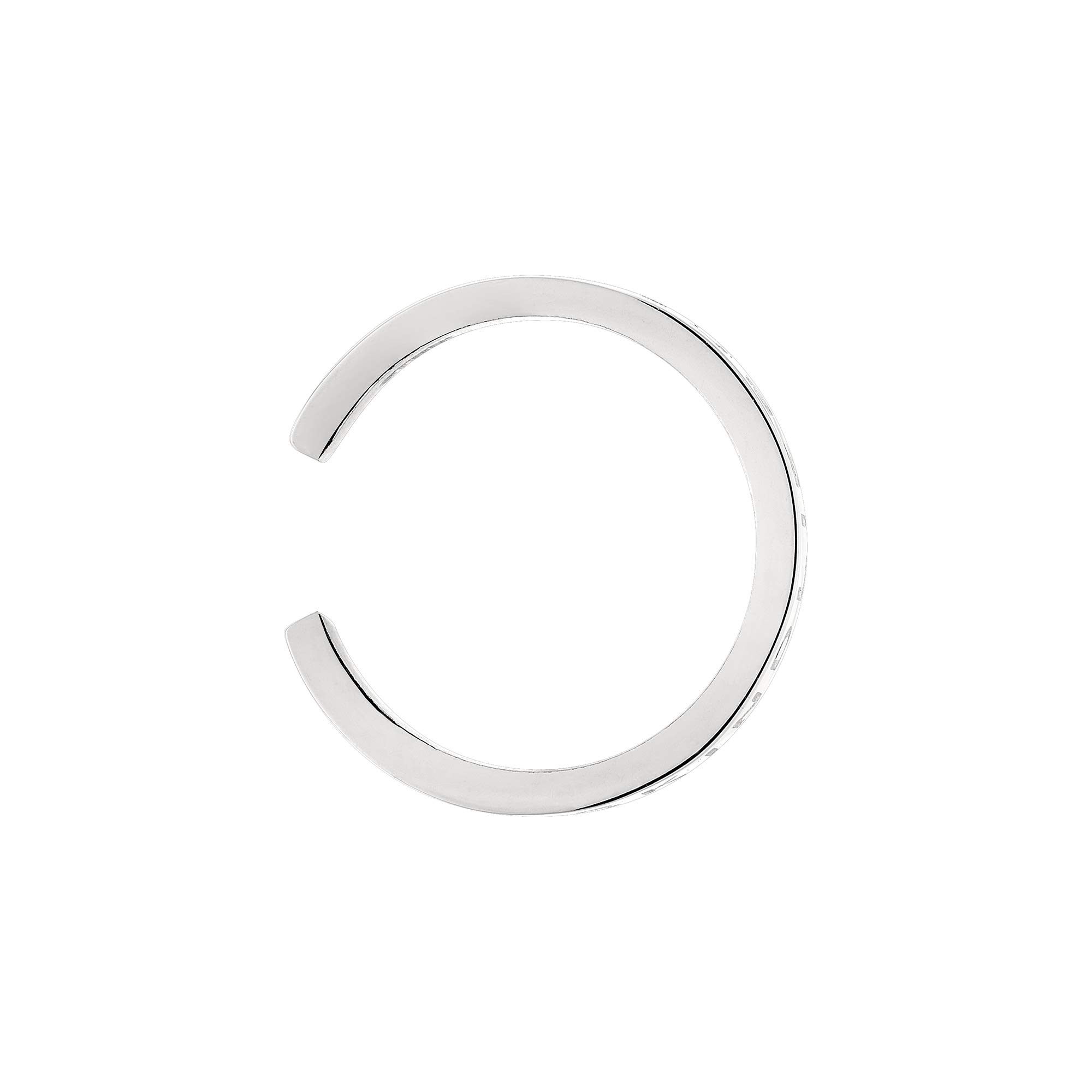 LIEBESKIND BERLIN Damen Ohrschmuck – Basic Creolen und Earcuffs mit Liebeskind Prägung aus Edelstahl