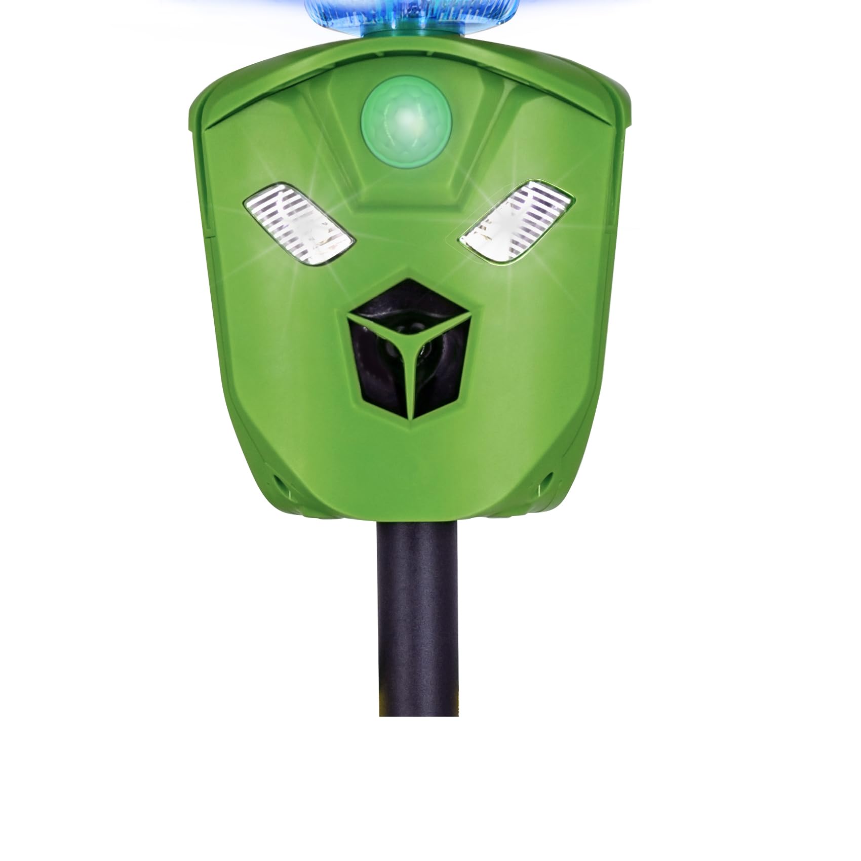 360° Smart Solar Powered Ultrasonic Animal Repellent Outdoors Raccoon Repeller with Motion Sensor Coyote Deterrent Dog Cat Fox for Yard Garden Farm (Light Green)