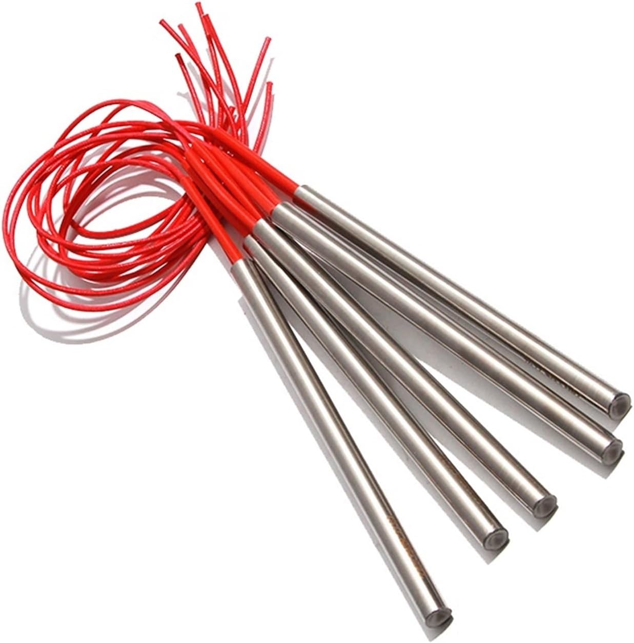 220V 6MM Electric Cartridge Heater 140/150/180/200MM High Temperature Tubular Heating Element 200W/220W/240W/280W/300W(380V_6X140MM 200W)