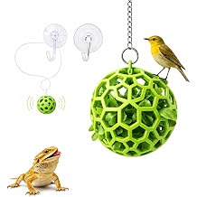 Bearded Dragon Enrichment Toys Feeder Ball Set, Vegetable & Bell Ball