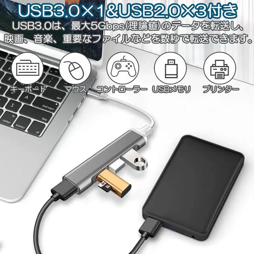 シルバー ノートPC本体 USBポート3個type-cポート1つ 【公式通販】