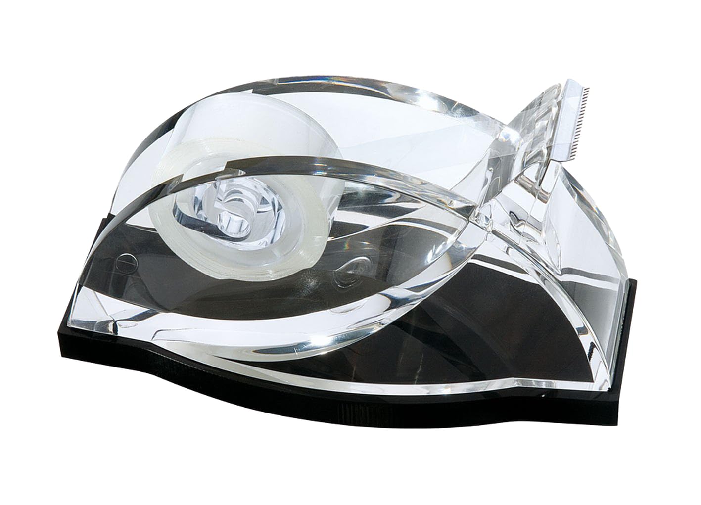 Wedo 609001 - Tape Dispenser Acrylic Clear Glass/Black