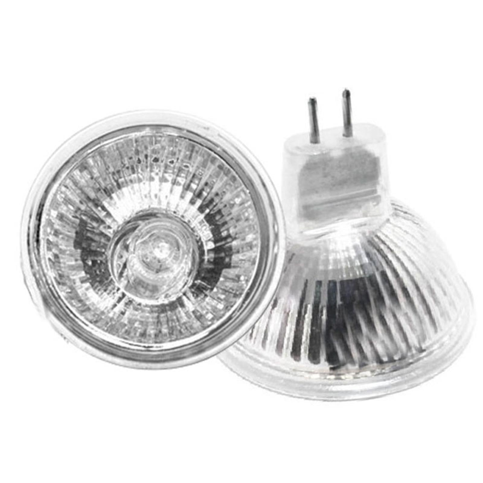 MR16 Halogenlampe 50W 220V GU5.3 20W Glühbirne mit GU5.3 Sockel Strahler Halogen MR16 220V 10W Leuchtmittel Dimmbar Warmweiß 6PCS 50W