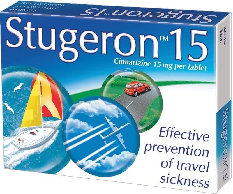 Travel Sickness Relief Tablets – Fast-Acting Motion Sickness & Anti-Nausea Medication for Adults & Children 5+ – 15 Tablets for Car, Plane & Boat Trips X1 Pack of 15's