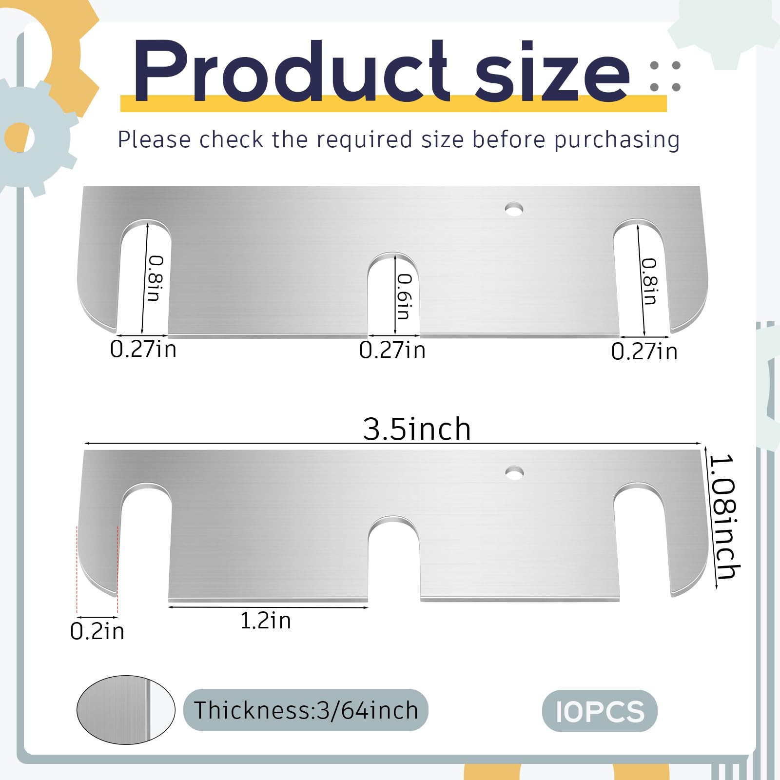 12-Pack Door Hinge Shims – 3.5-Inch Cuttable Hinge Repair Kit For Fixing Air Leaks & Door Misalignment
