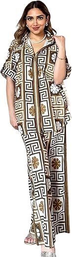 Leriya Fashion Co-ord Set for Women – Stylish Korean Summer Outfit | Trendy Travel & Streetwear Look for Girls |Jumpsuit for Women | Hangouts |…