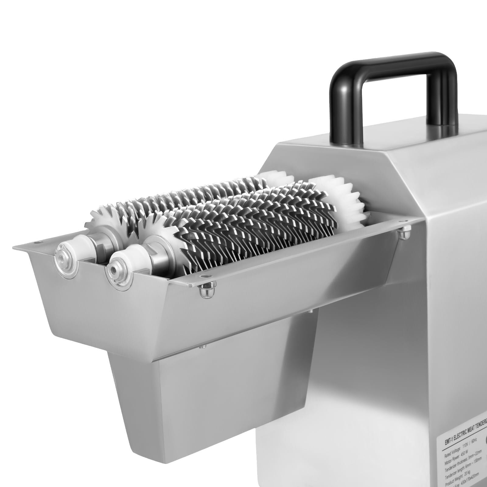 Elektrischer Fleischklopfer, 450 W Edelstahlmaschine mit 48 Klingen, ideal für Huhn, Fisch und Steak, kommerzielle Qualität, Küchenwerkzeug