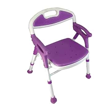 島製作所 折りたたみシャワーチェアー 楽湯 7550ST パープル　新品 Amazon | 島製作所 折りたたみシャワーチェア 楽湯7550ST