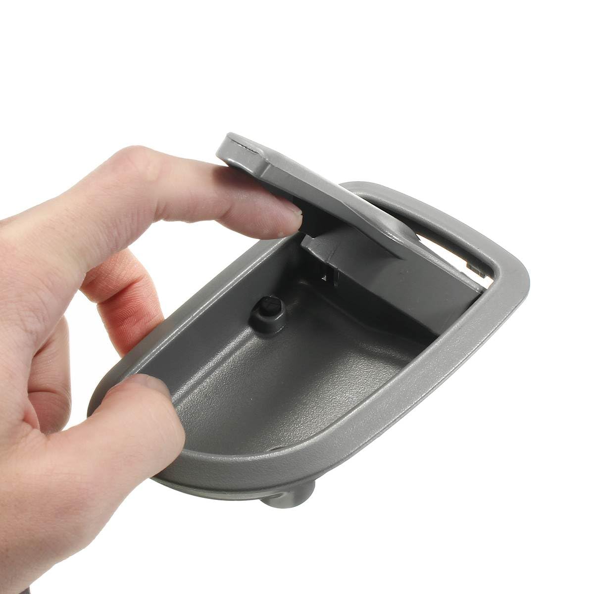 Poignée Intérieure De Porte Kia Picanto 2004-2010 - Gauche/droite, Noir Chrome, Plastique Résistant