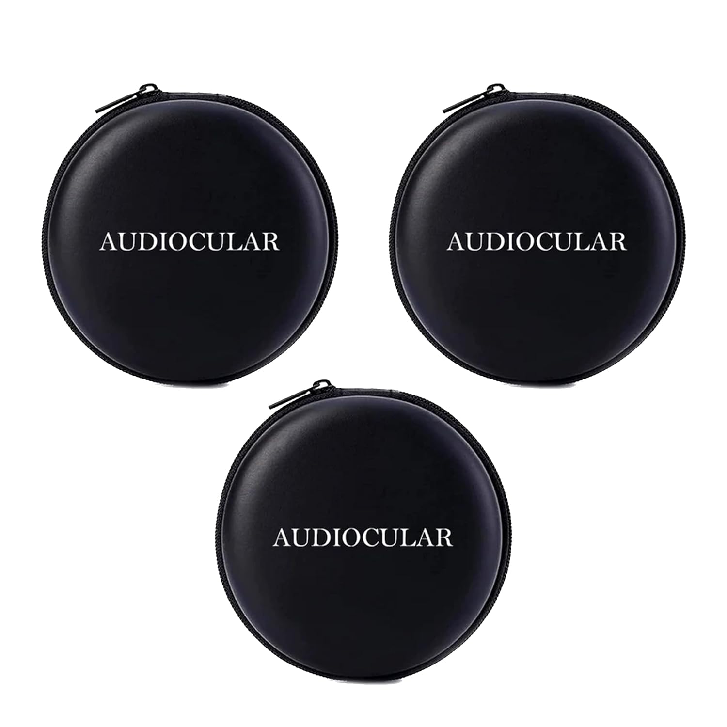 AUDIOCULAR Earphone Headphone Hardshell Case Pouch Cover Carrying Multi-Purpose Case for Earphones, Headset, Pen Drives, SD Cards, All Mobile Accessories. (Pack of 3) AUDIOCULAR Earphone Headphone Hardshell Case Pouch Cover Carrying Multi-Purpose Case for Earphones, Headset, Pen Drives, SD Cards, All Mobile Accessories. (Pack of 3)