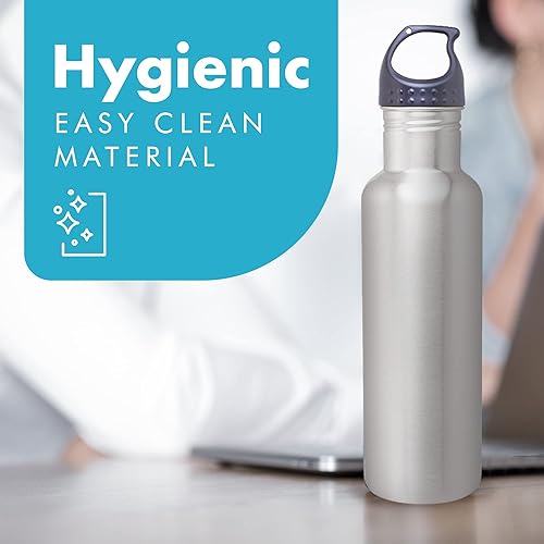 Miniatura 6 de Botella de agua de acero inoxidable (24 oz) de capacidad