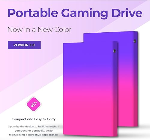 Miniatura 2 de Disco duro externo de 1 TB  Disco duro portátil USB 3.0, unidad de almacenamiento externo de 2.5 pulgadas  Disco duro USB compatible con laptop,