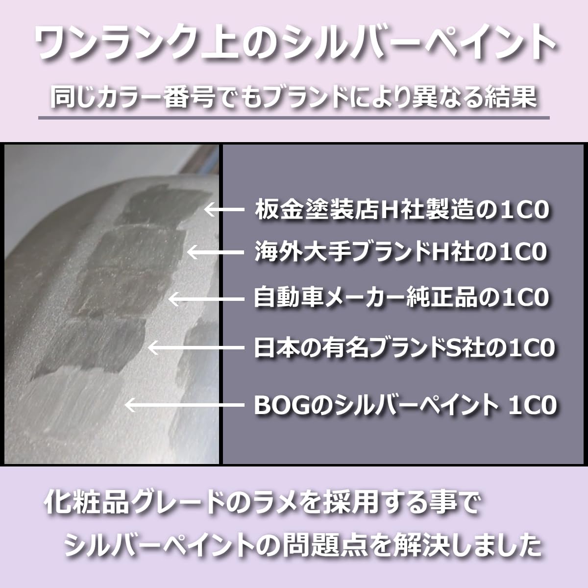 Amazon.co.jp: BOG ペイント カラー番号 M7U ロジウム