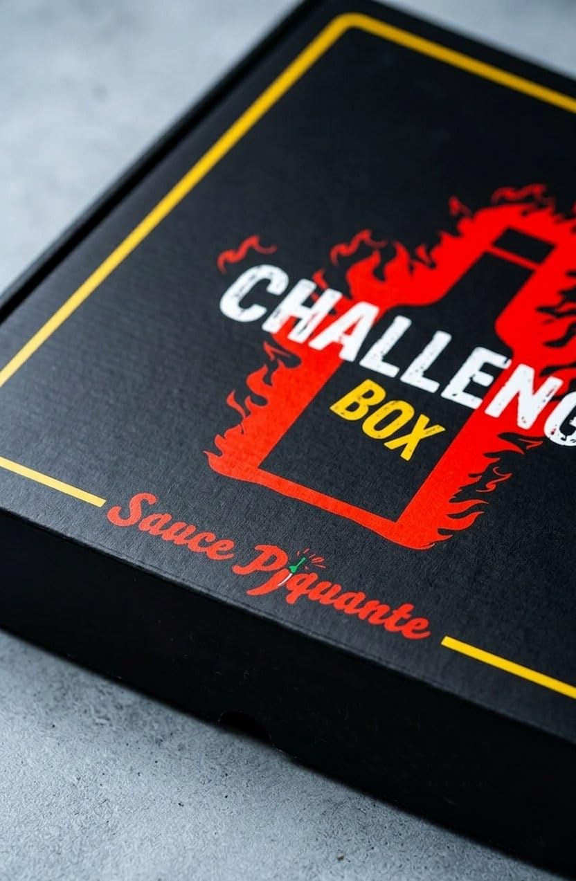 Hellicious Challenge Box, 10 Sauces Piquantes Artisanales Françaises, de 5 000 à 1 000 000 sur l'Échelle de Scoville, 1000 ml