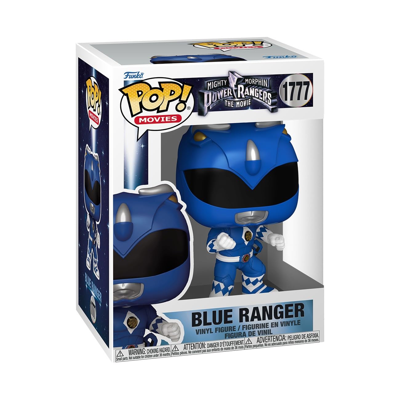 Funko Pop! Movies: Mighty Morphin Power Rangers Movie - Blue Ranger - Collectable Vinyl Figure - Gift Idea - Official Merchandise - Toys for Kids & Adults - Movies Fans - Model Figure for Collectors