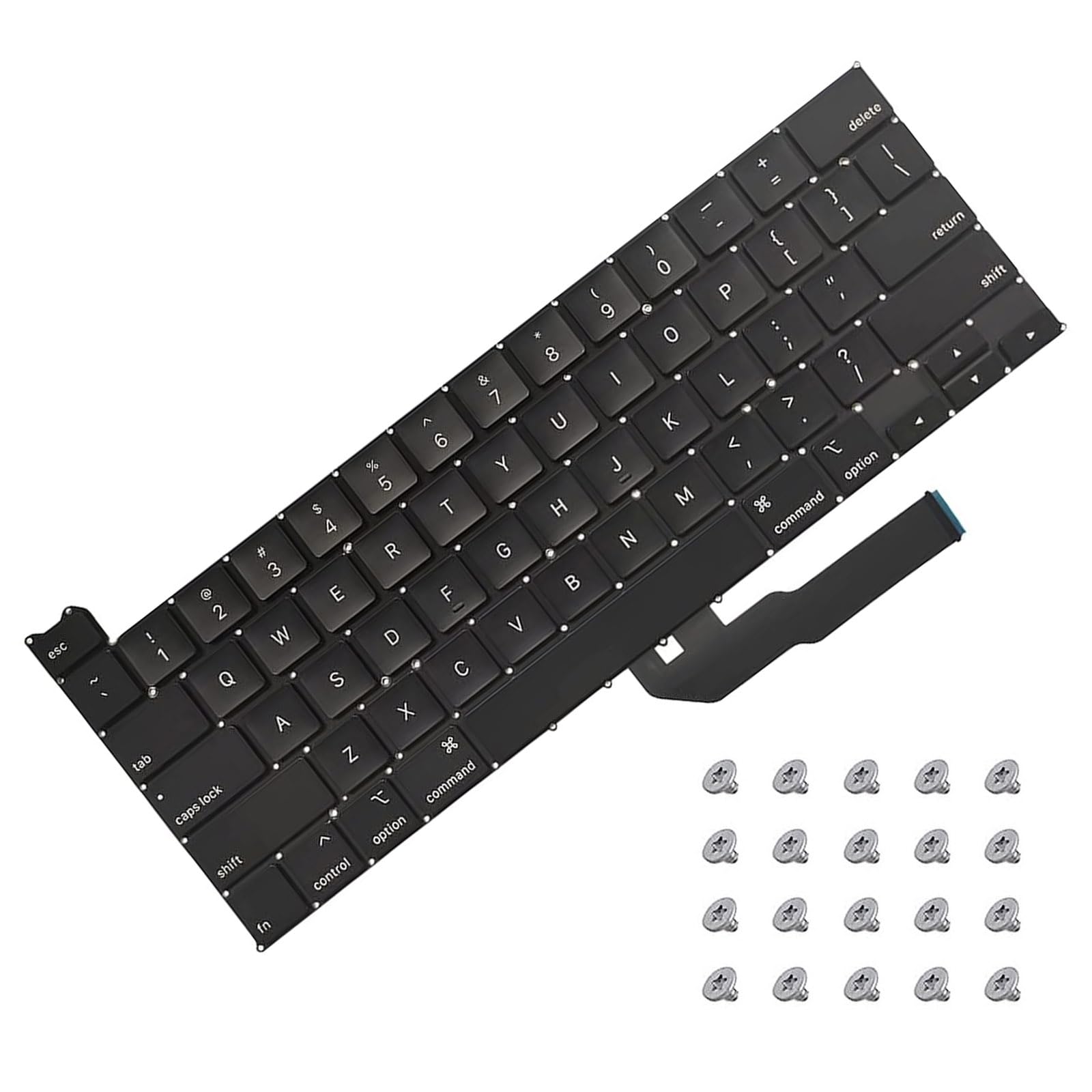 Replacement US Keyboard Flex Cable Screw Kit MacBook Pro 13 A2251