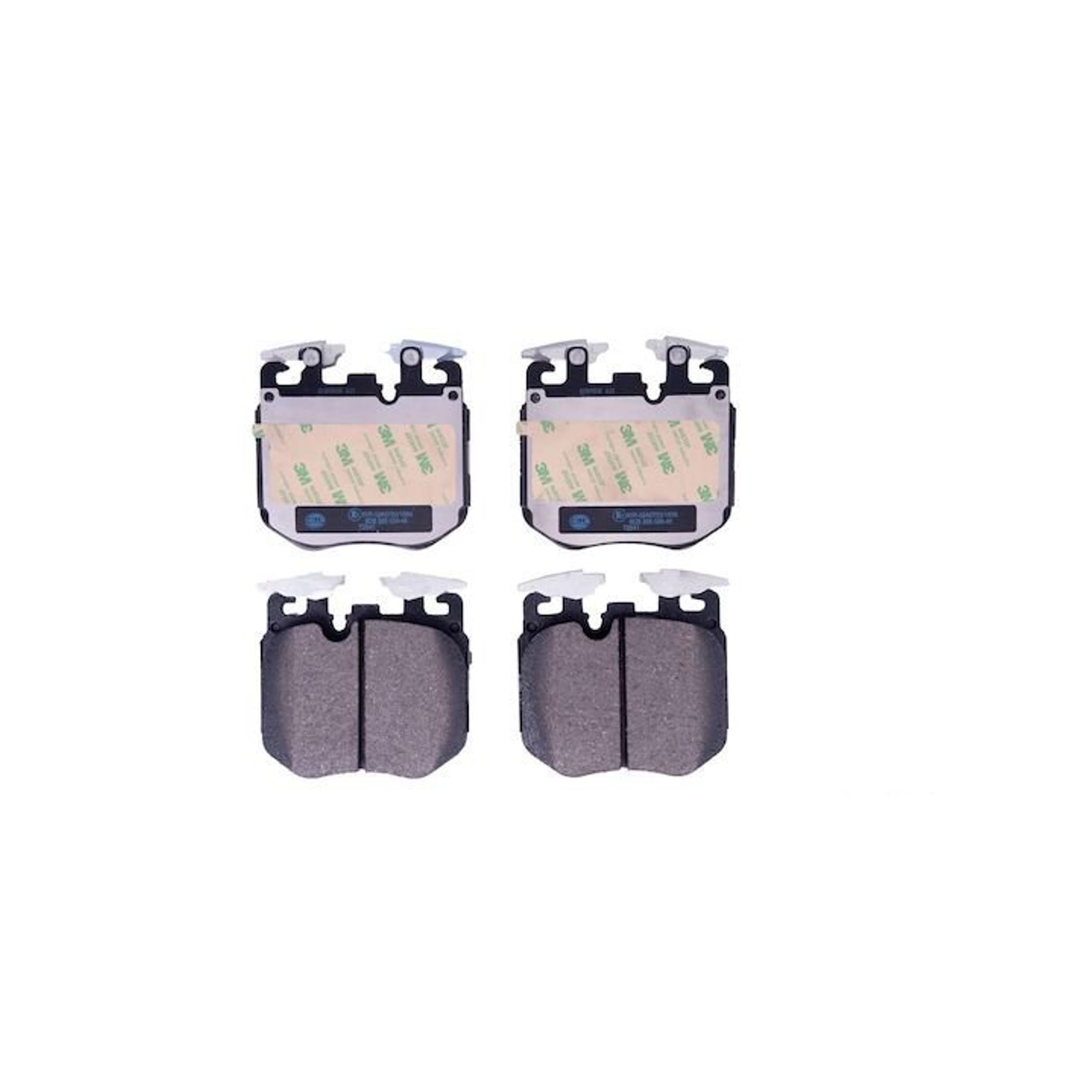 HELLA Bremsbeläge 8DB 355 039-461 – Verschleißwarnanzeige vorbereitet, T2541 (BMW-Kompatibilität)