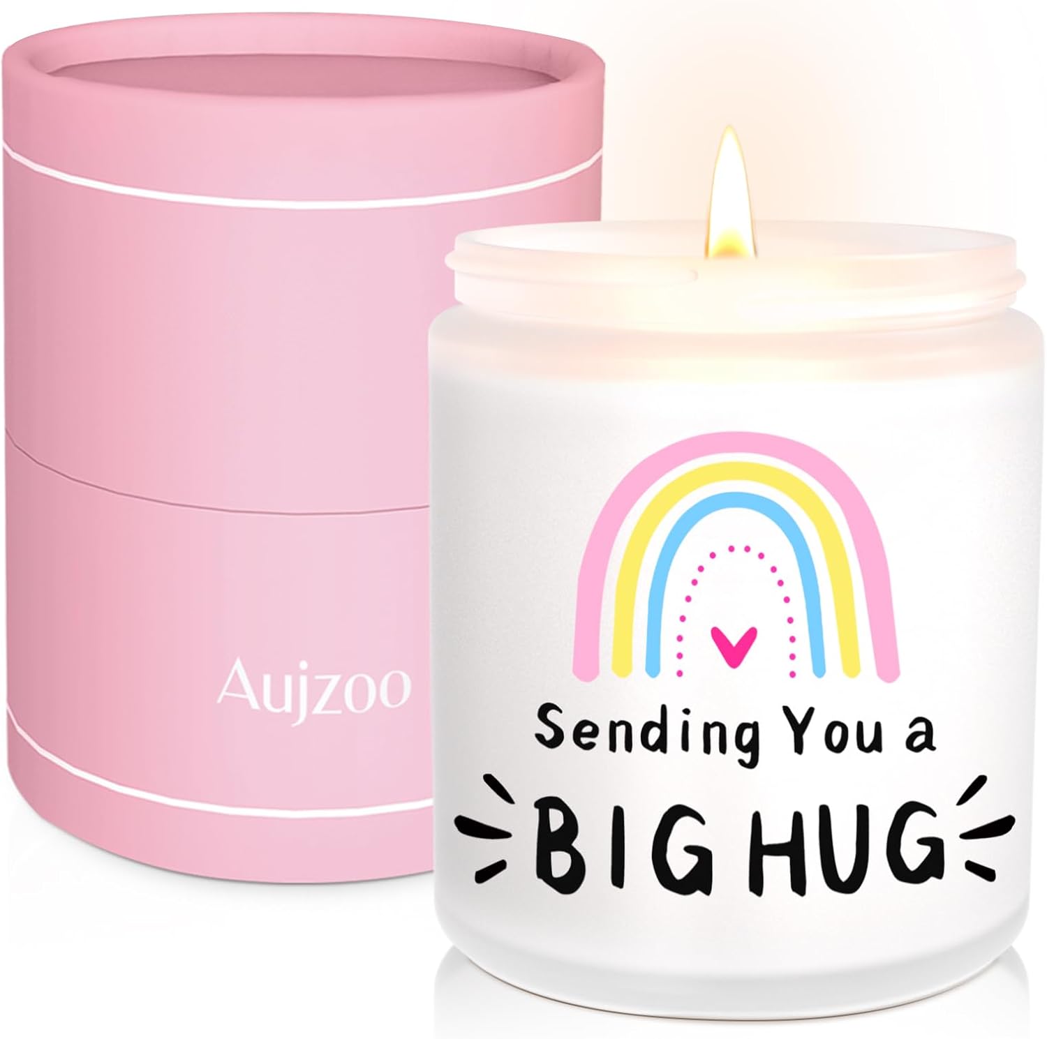 Gifts for Women, Sending You A Big Hug Scented Candle, Get Well Soon Condolence