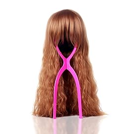 Dreamlover Wig Holder, Multiple Tall Stands for Long Wigs, Hot Pink, 3 Packs