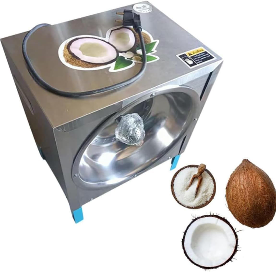 Coconut Electric Commercial Coconut Grater, Coconut Planer for Coconut Processing Shop, Restaurant