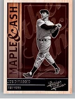 2019 Leather and Lumber RETAIL Maple and Ash #5 Joe DiMaggio New York Yankees Official MLBPA Licensed Panini Baseball Card