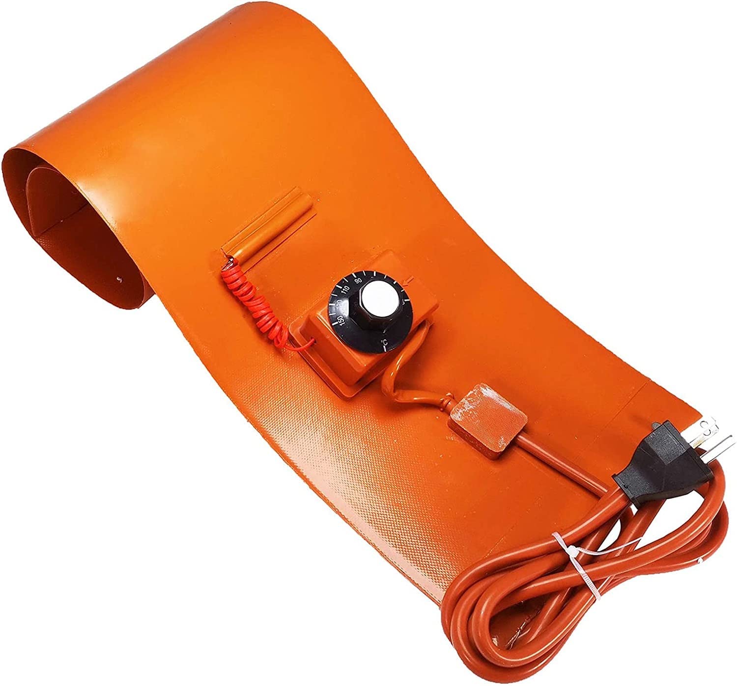 Réchauffeur De Fût D'huile, Gaine Chauffante Flexible En Silicone Avec Thermostat Réglable De 30 À 150 ℃, Adapté Aux Fûts D'huile, D'eau Et De Produits Chimiques(Digital Control,800W)