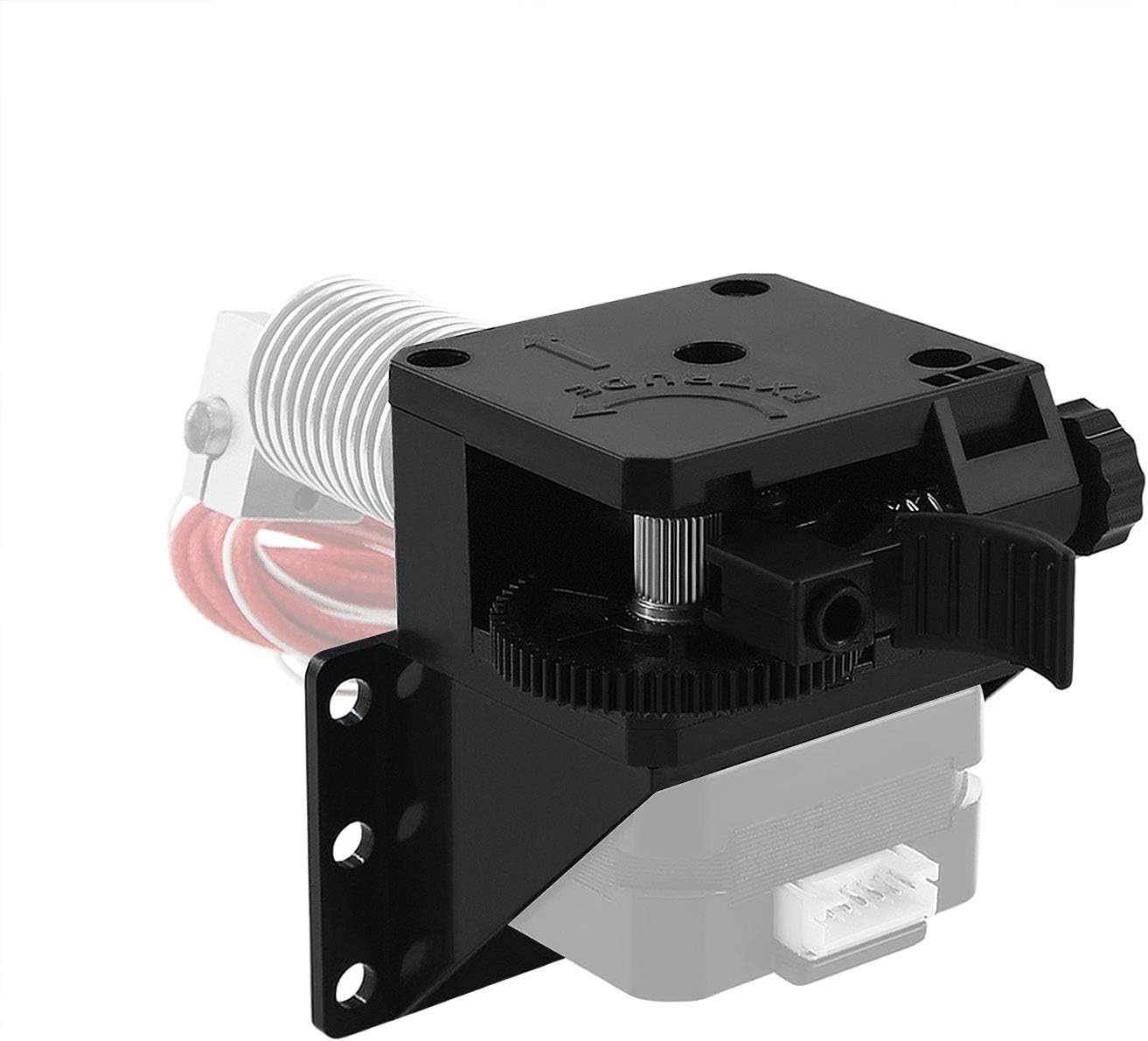 Usongshine 3D Printer Titanium Extruder Nema 17 Extruder Complete Set with NEMA Stepper Motor for 3D Printer Support Both for Direct Drive and Bowden Cable Mount (Titanium Extruder Only)