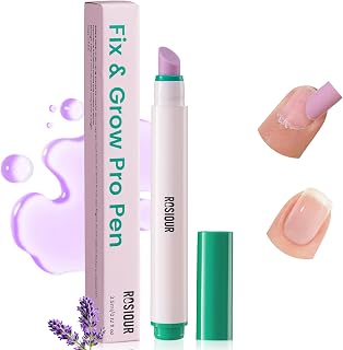 Rosiour Ceramic Cuticle Oil Pusher Pen - 3-in-1 Remover, Moisturizer & Buffer for Hangnails, Dry Damaged Nails