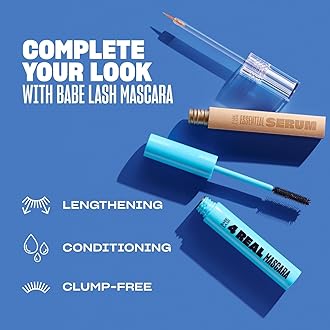 BABE ORIGINAL Lash Eyelash Serum 4mL POWERFUL Brow & Lash Enhancing Formula for Beautiful, Strong Lashes