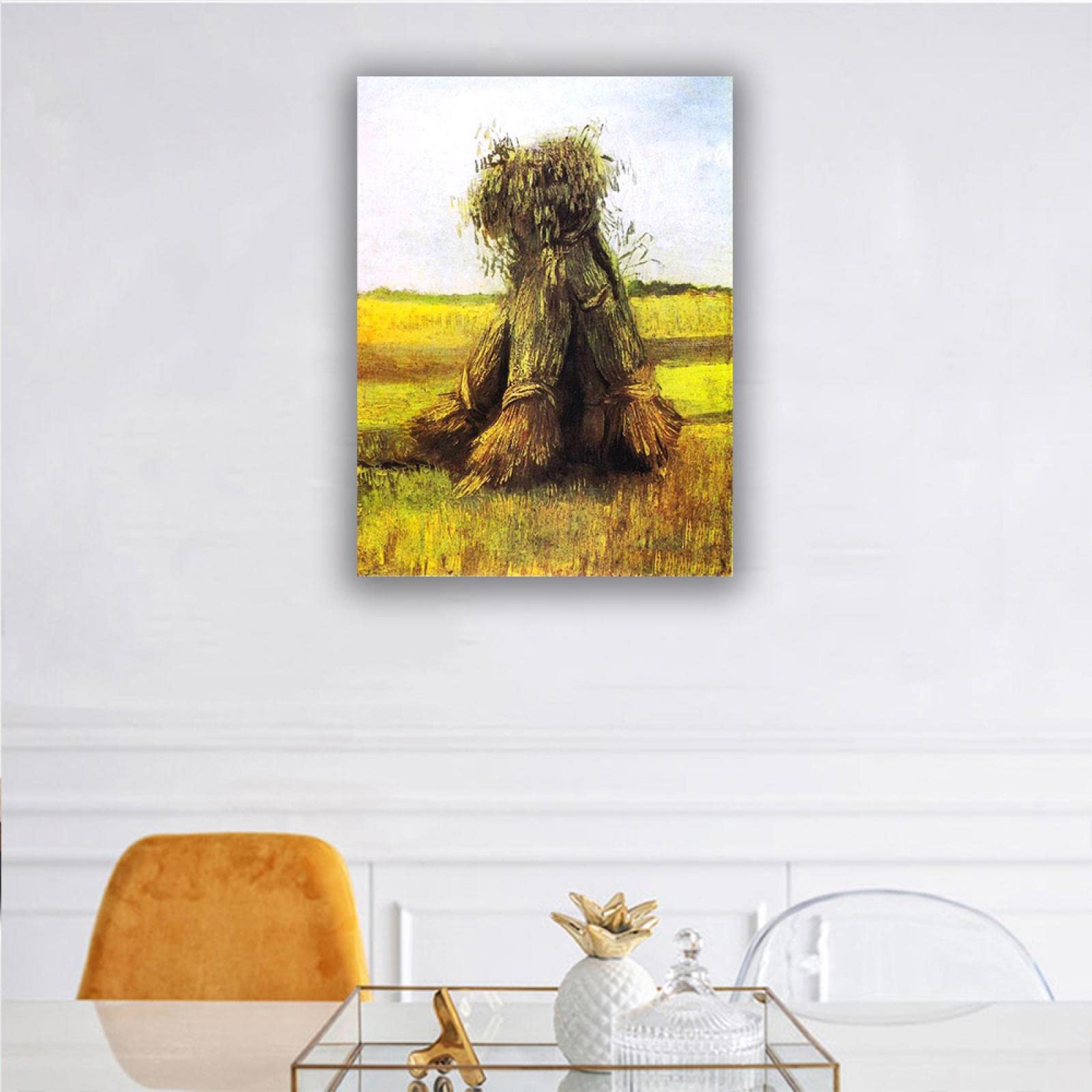 Amazon.co.jp: ヴィンセント・ヴァン・ゴッホの畑の小麦の束 有名な